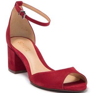 Schutz "roama" block heel brand new ankle strap